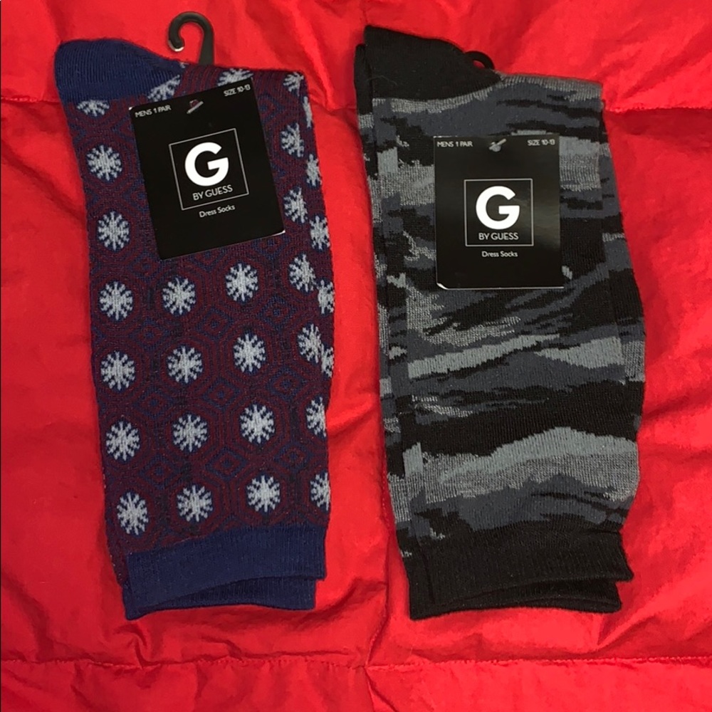 Guess dress socks. Lot of 2 pairs